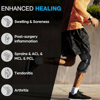 Unisex knee support with adjustable straps