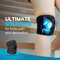 Unisex patella knee brace for men and women providing support for arthritis, ACL, MCL, and tendonitis