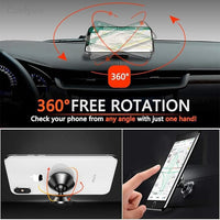 Universal mobile holder with metal plates for smartphones