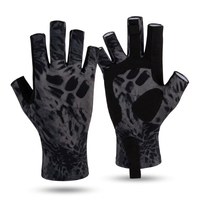 UPF50 sun gloves UV protection fishing gloves for outdoor activities