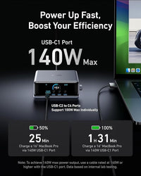 USB C Charging Station Multiple Fast Charging Ports