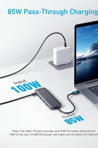 USB C Hub Compact Portable Laptop Adapter