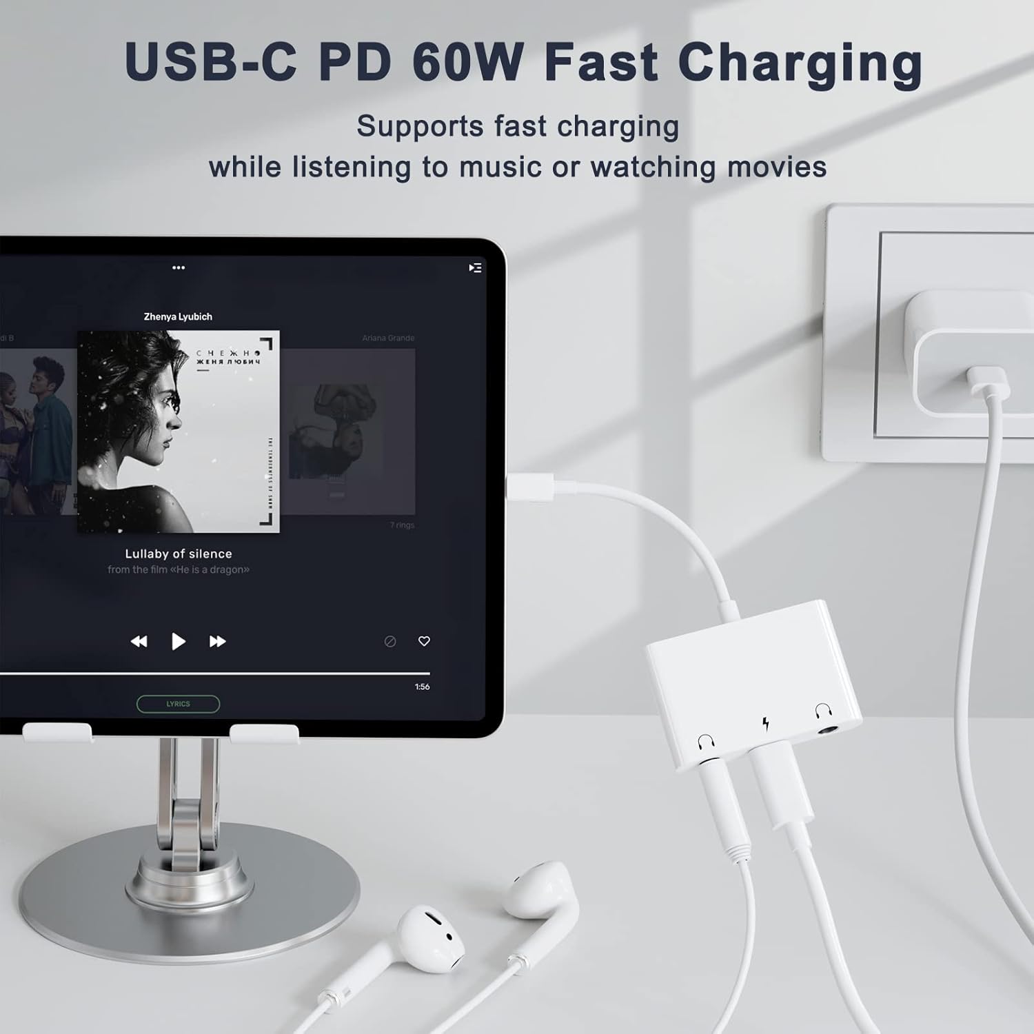 USB C PD charging port supporting fast charging
