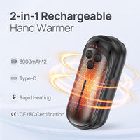 USB Rechargeable Hand Warmers Charging for Easy Use