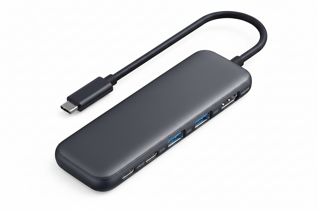 USB Hub Dual USB A 3.0 Ports High Speed