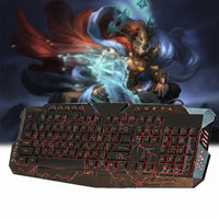 Black USB keyboard and mouse set for compatible computers
