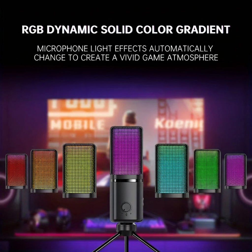 USB microphone suitable for voice chat, online calls and content setup