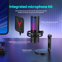 noise cancelling usb microphone with volume control