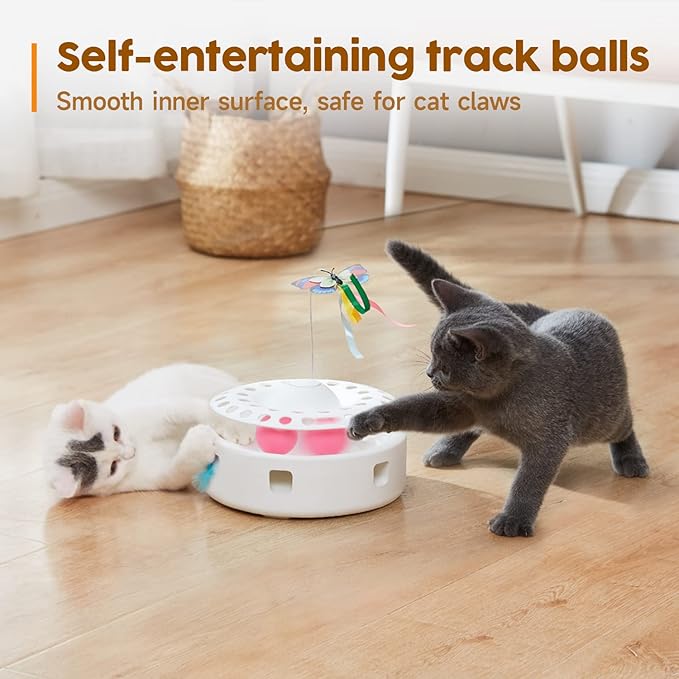 USB powered kitten toy interactive exercise toy