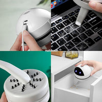 USB-powered Mini Vacuum for Desk and Keyboard Cleaning, Cute and Compact Design