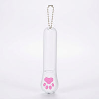 USB rechargeable cat laser toy with handheld light projection design