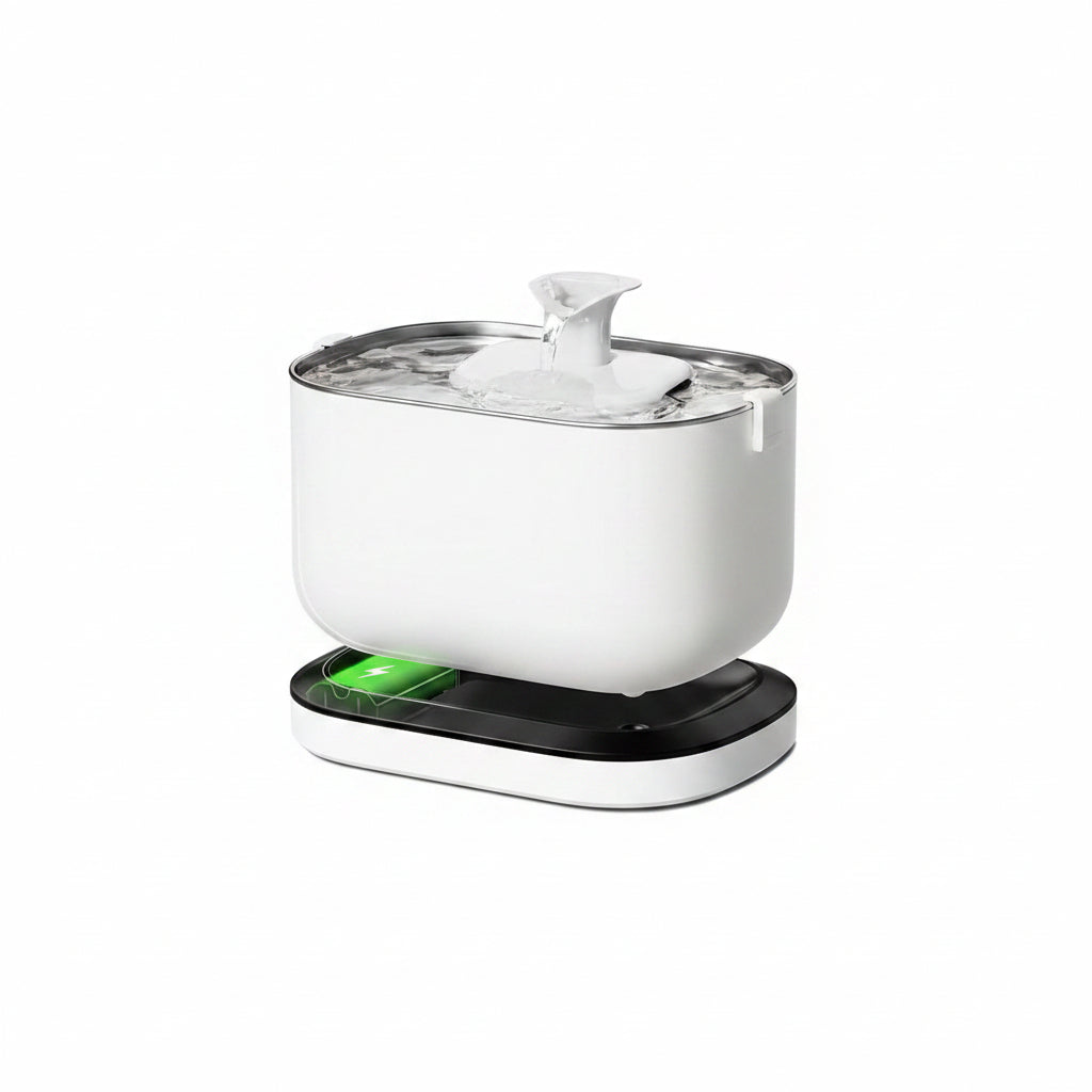 Cat Water Fountain With UV-C Feature And Wireless Design
