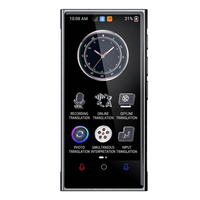 V2 handheld language translator with compact touchscreen design