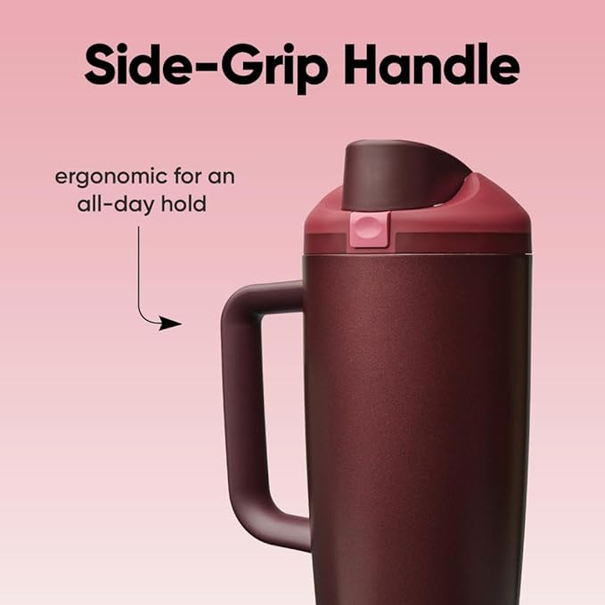 Vacuum insulated drink bottle keeping beverages cold for hours