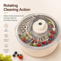 Vegetable spinner washing bowl for everyday food preparation