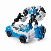 Vehicle mode robot toy for pretend play