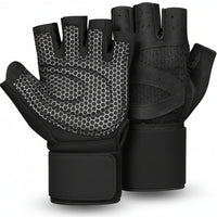 Ventilated workout gloves for gym workouts and fitness routines