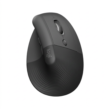 Wireless vertical ergonomic mouse with comfortable grip design