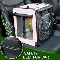portable bird carrier for vet visits and outdoor trips
