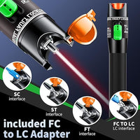 VFL laser fiber cable fault finder detecting cable issues