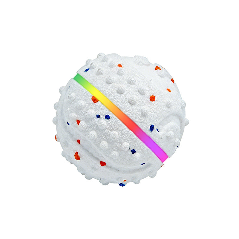 Vibrating LED Dog Toy Ball for Interactive Pet Play