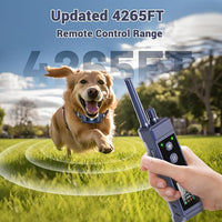 Vibration Dog Training Device with Color Display Remote