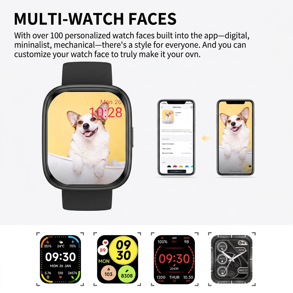 Smartwatch with voice assistant feature