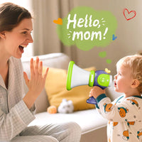 Voice changer microphone toy for children