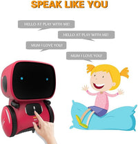 Kids robot toy with supported voice control