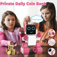 Kids robot toy with voice interaction and sound functions