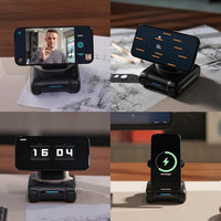 Desktop robot with supported voice interaction features