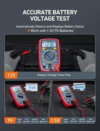 Digital Meter for Measuring Voltage Current and Resistance