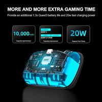 vr battery strap usb c charging high capacity 10000mah power
