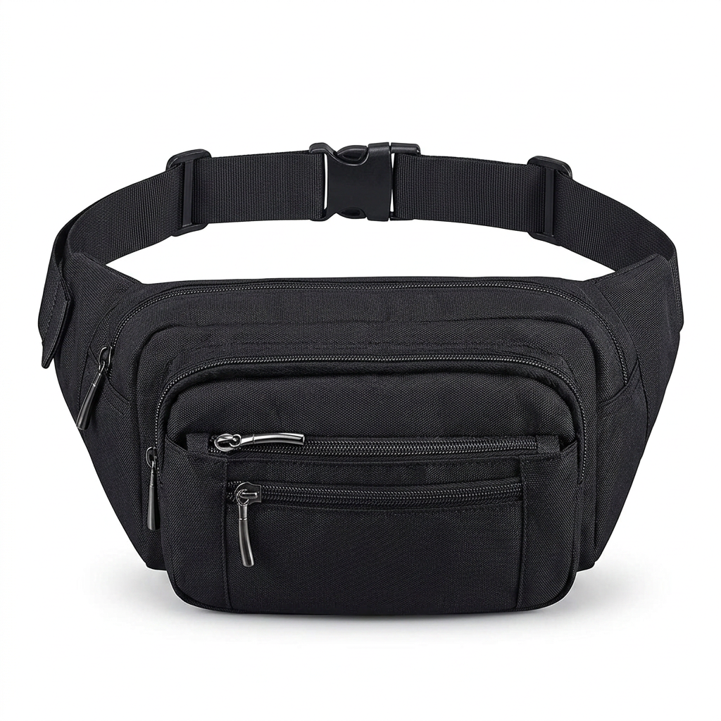 Waist pack fanny bag for men and women with adjustable strap for outdoor activities