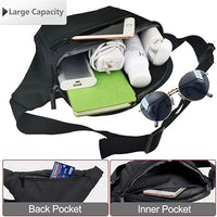 Waist pack for hiking with multiple storage compartments for essentials