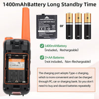Walkie talkies with weather channel support