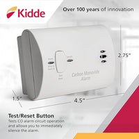 Wall mount carbon monoxide detector installation