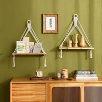 wall mounted hanging shelves for storage and decorative display