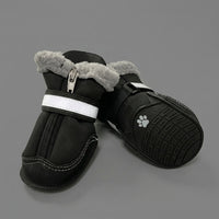 Warm cotton-style dog boots for autumn and winter outdoor activities