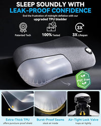 Camping pillow with removable washable cover for hygiene and comfort