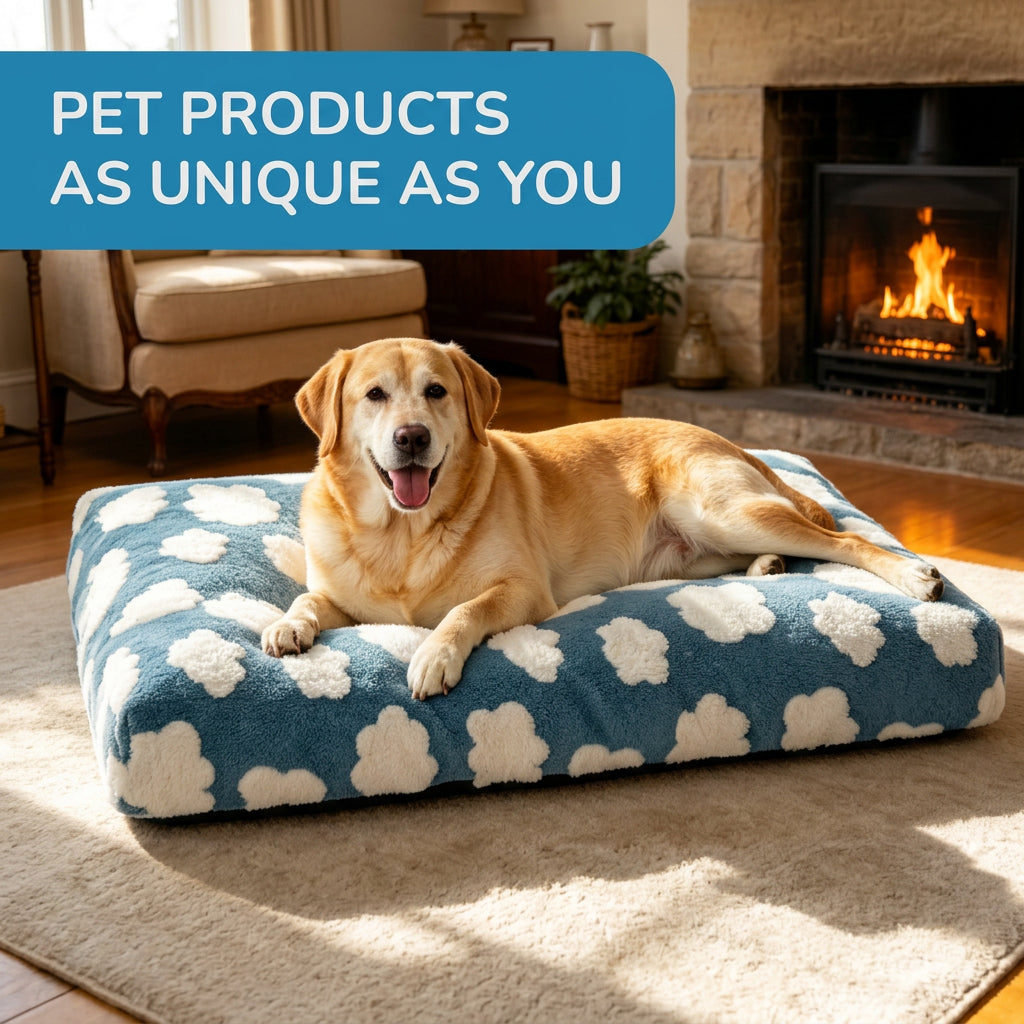 Washable dog and cat bed with detachable cushioned design