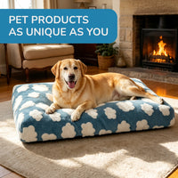 Washable dog and cat bed with detachable cushioned design
