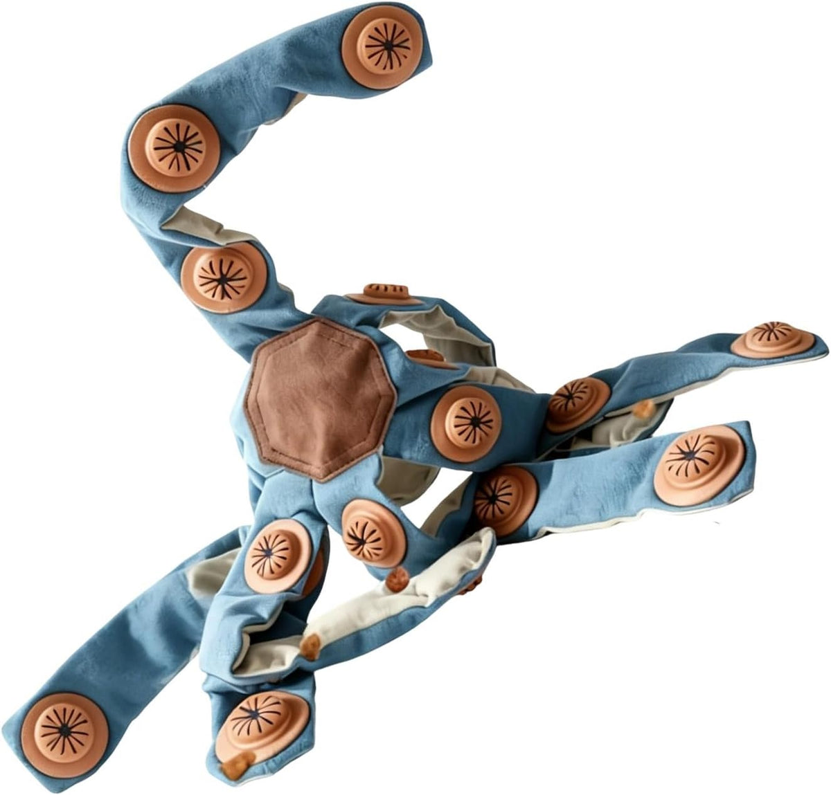 Washable interactive dog toy with easy-clean design