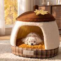 Removable washable pet bed for dogs and cats