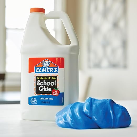 Washable school glue for slime making and crafting projects