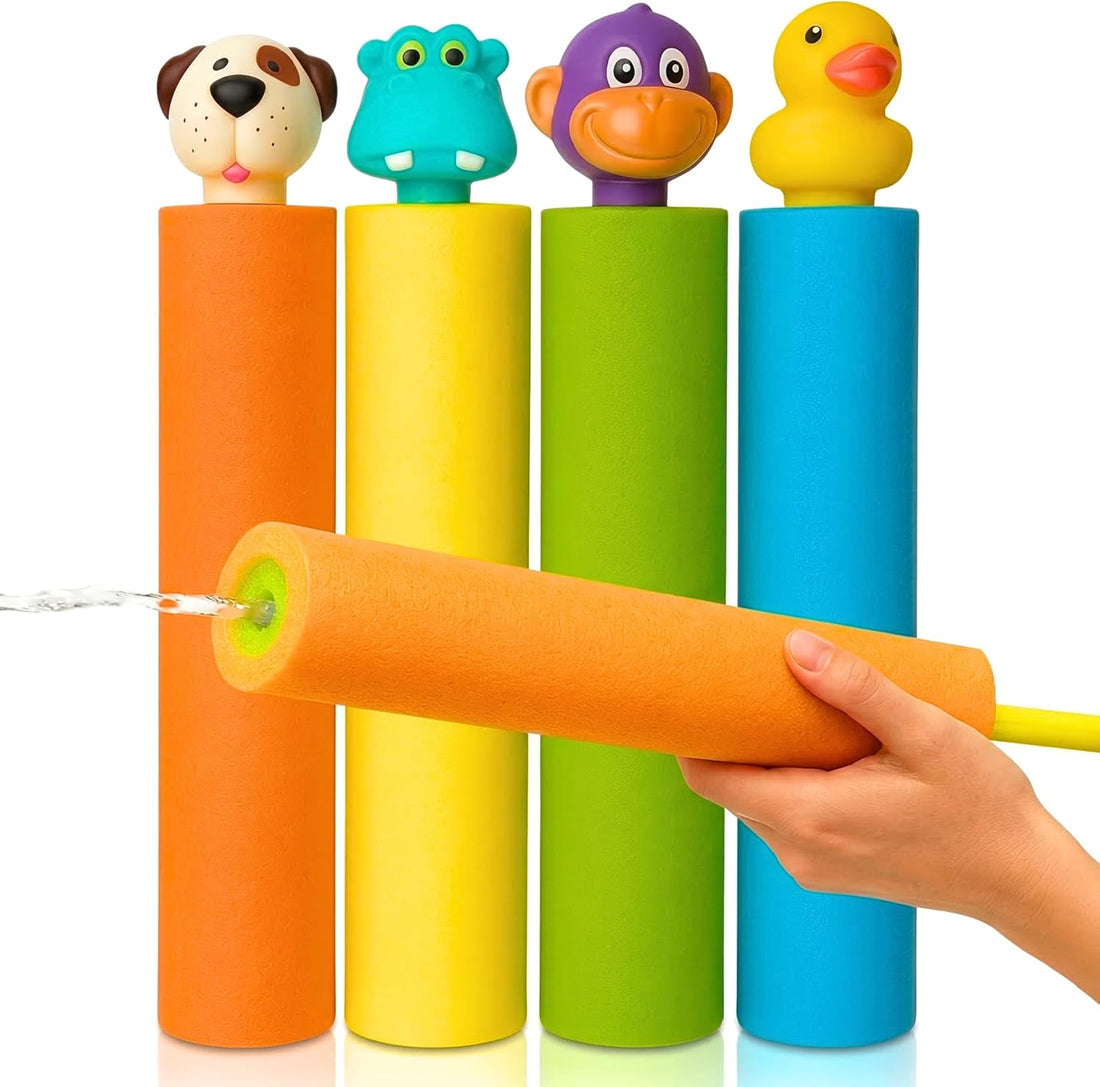 Water spray toy set for kids outdoor pool and beach play