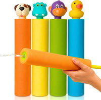 Water spray toy set for kids outdoor pool and beach play