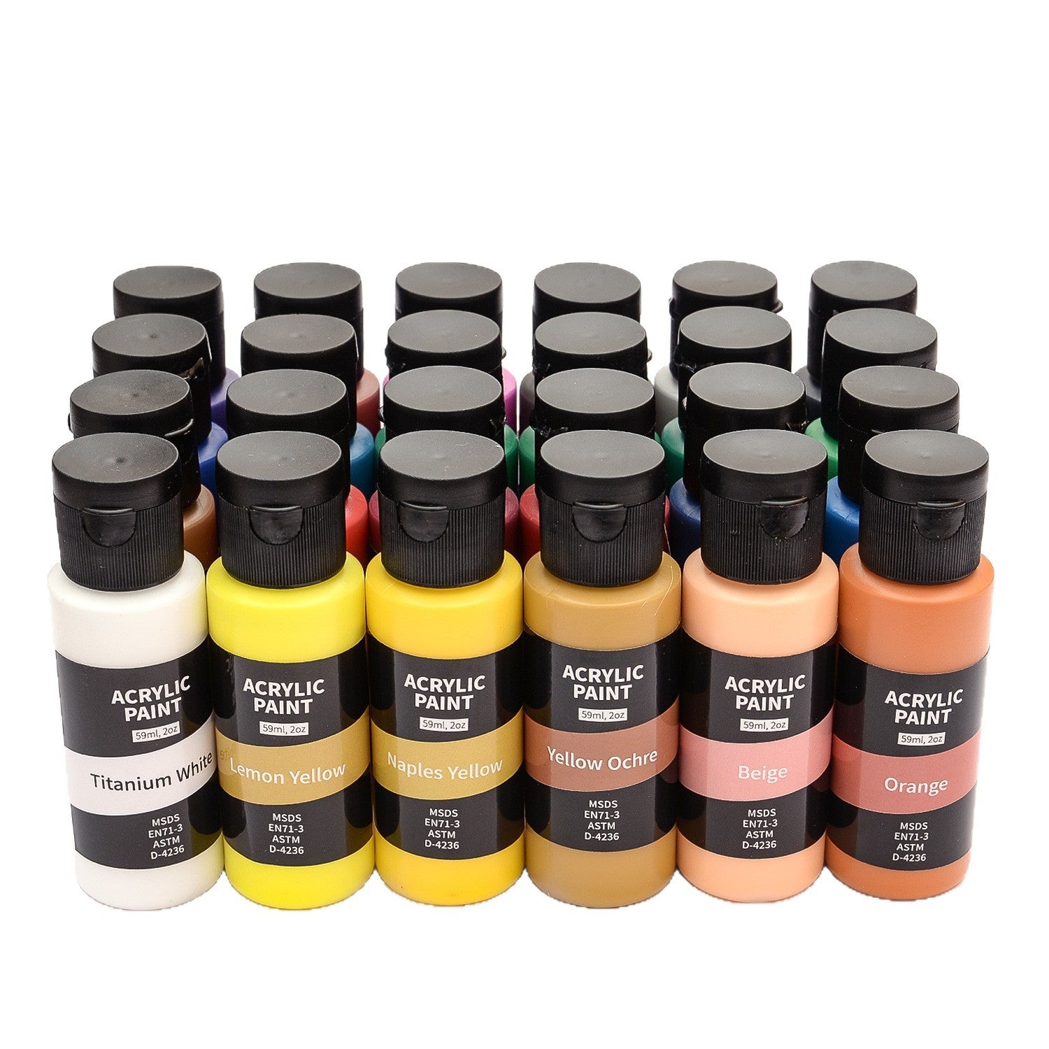 Waterproof acrylic paint for wall art, canvas paintings, and murals