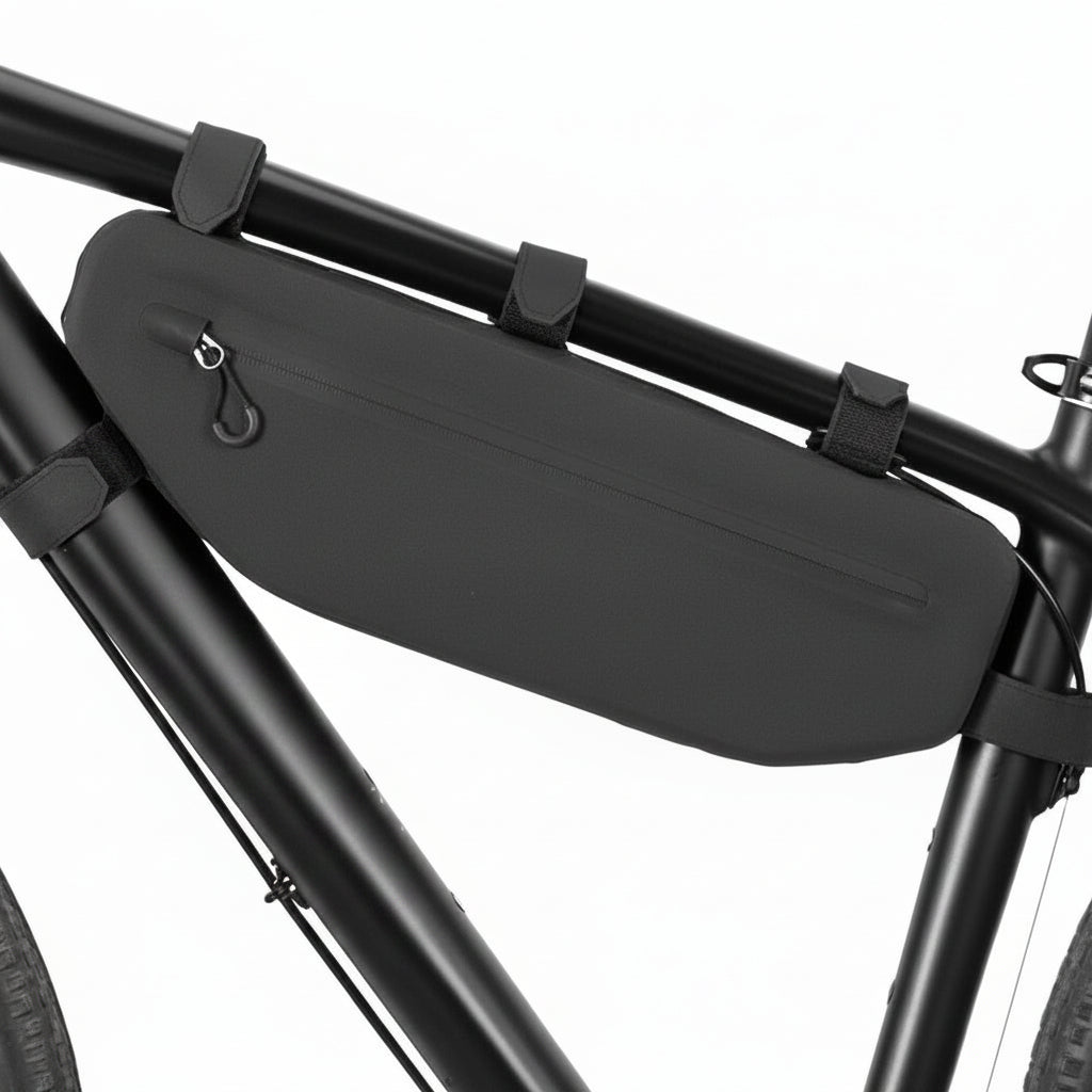 Waterproof bike triangle frame bag with 840D nylon material