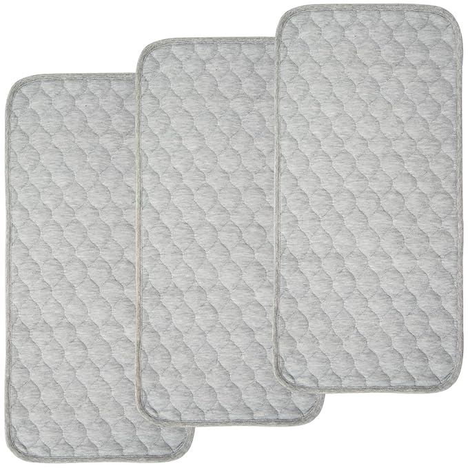 waterproof changing pad liners 3 pack thick absorbent baby mats
